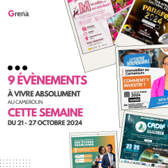 Agenda : les événements de la semaine du 21 au 27 octobre 2024