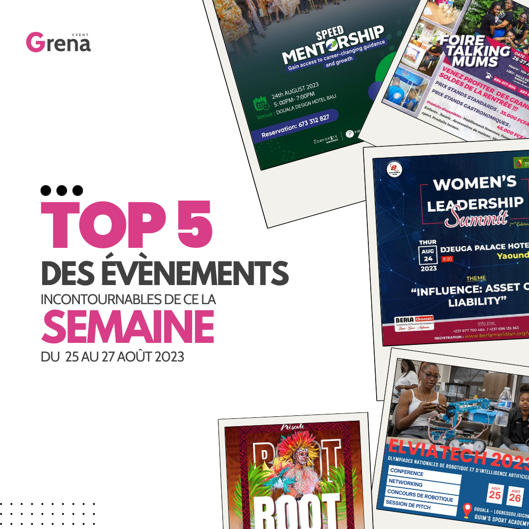 Agenda Du 21 au 27 août 2023