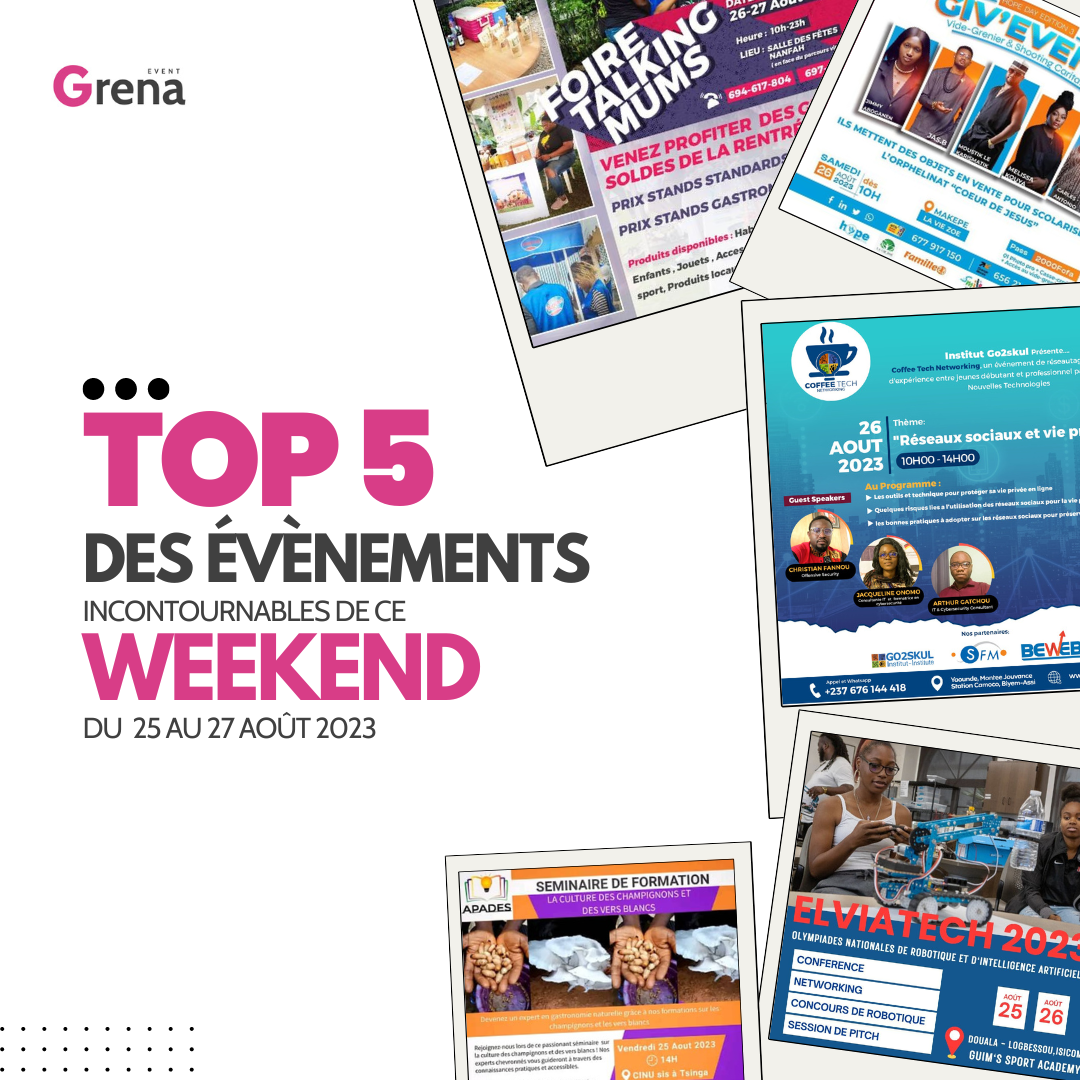 Un week-end riche en découvertes : Agenda du 25 au 27 août 2023