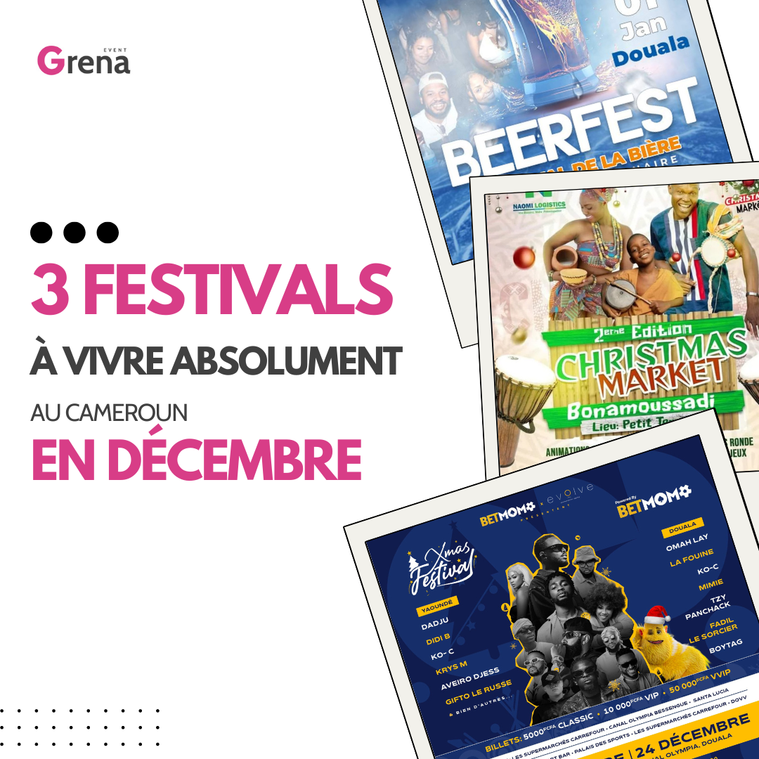 03 festivals à vivre absolument en décembre au Cameroun