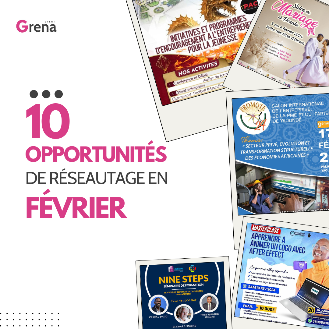 Agenda professionnel de février : 10 opportunités de réseautage
