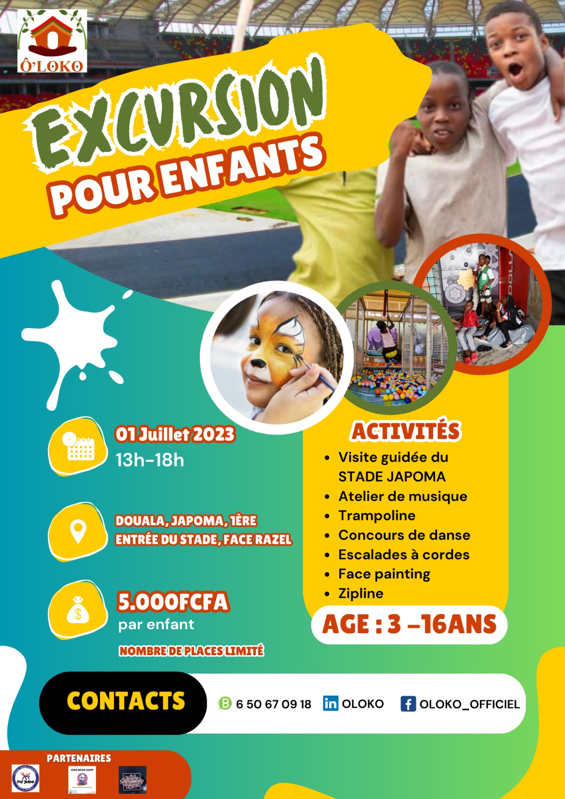 EXCURSION POUR ENFANTS