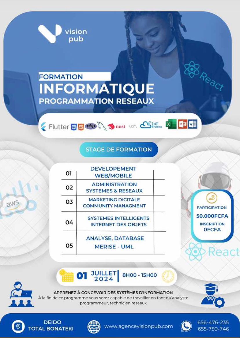 Formation Informatique programmation reseaux