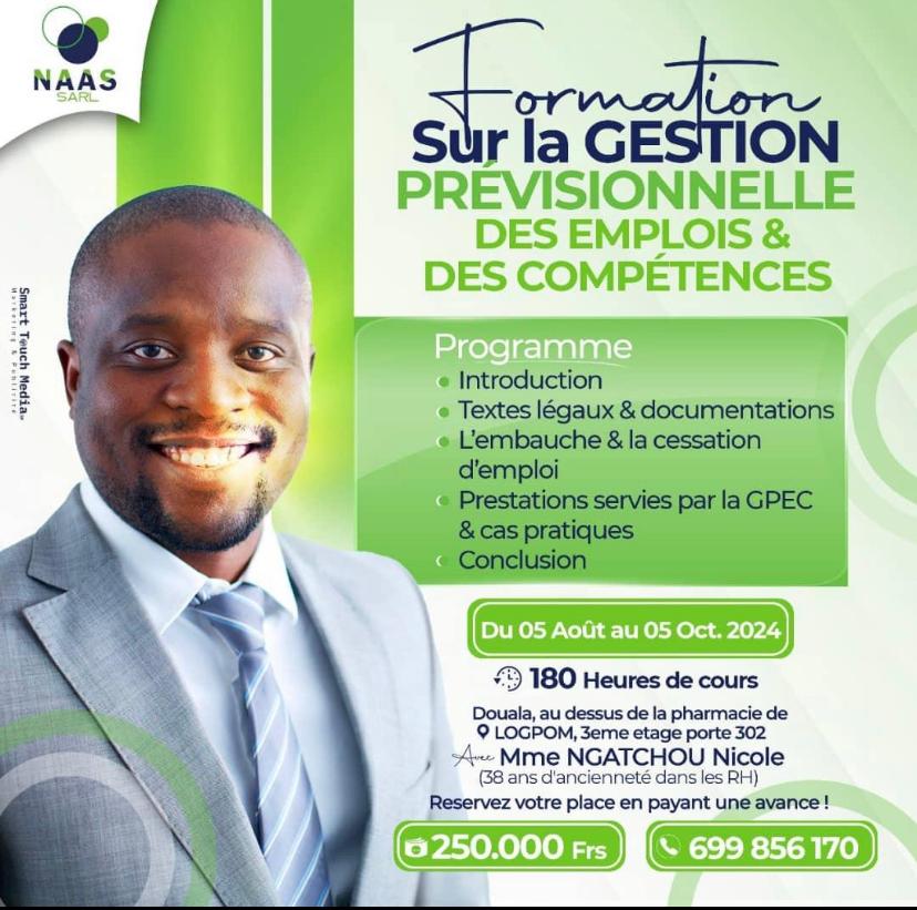 FORMATION SUR LA GESTION PREVISIONNELLE DES EMPLOIES ET COMPETENCES