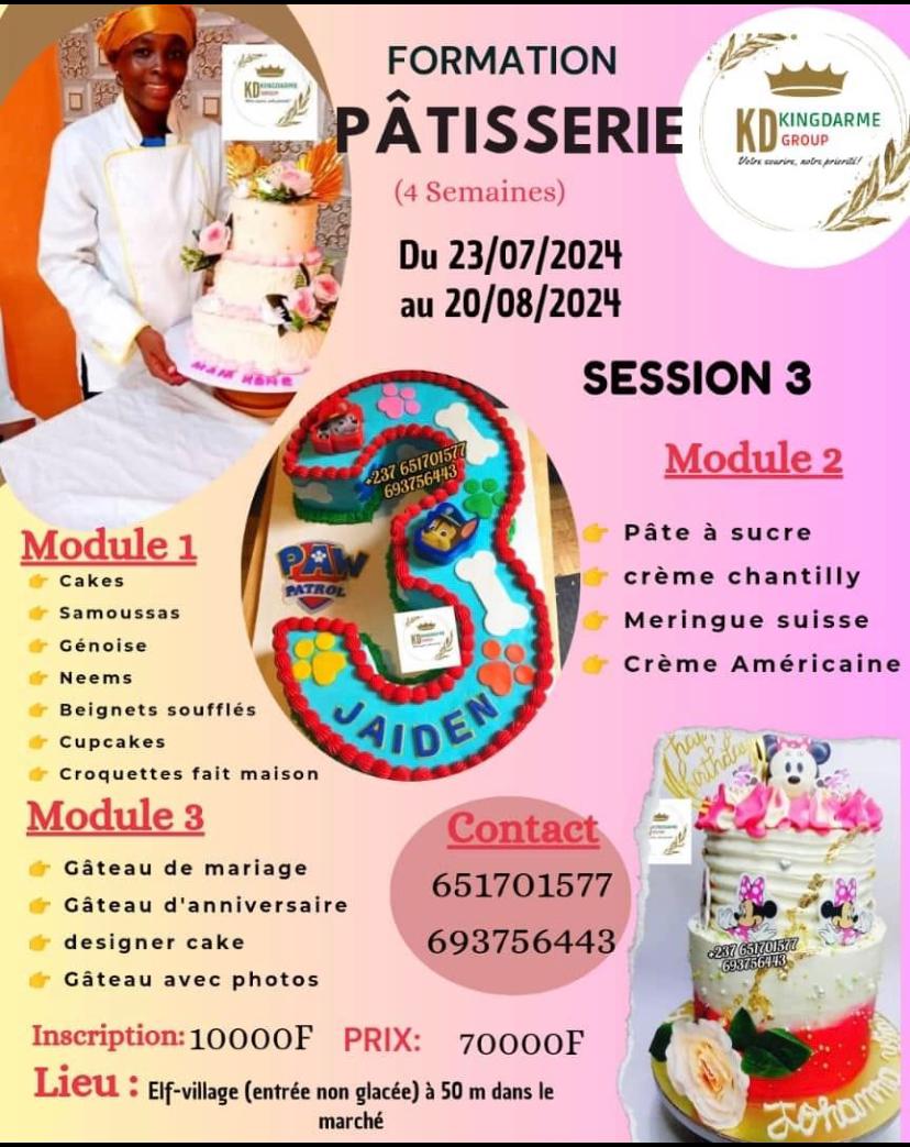 FORMATION PATISSERIE