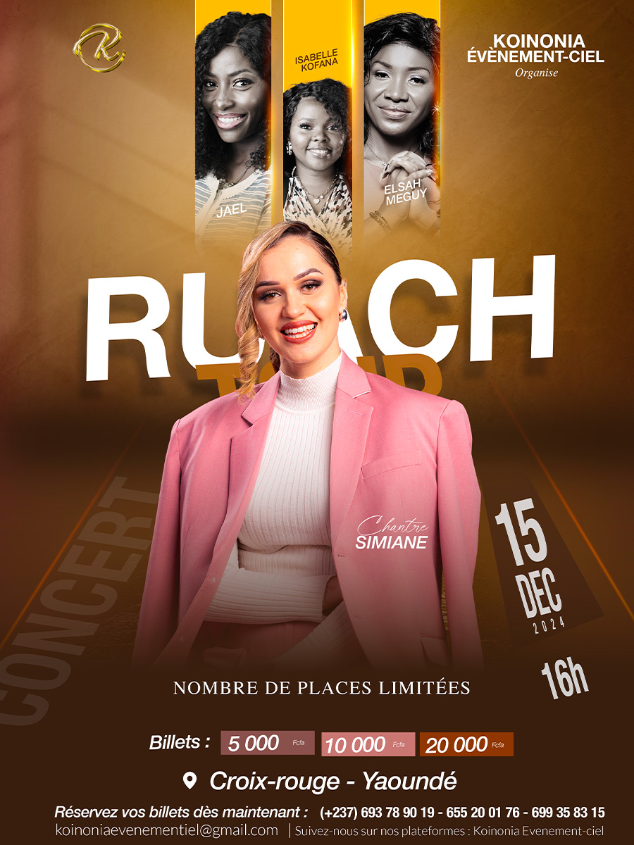 RUACH TOUR - SIMIANE, CMR