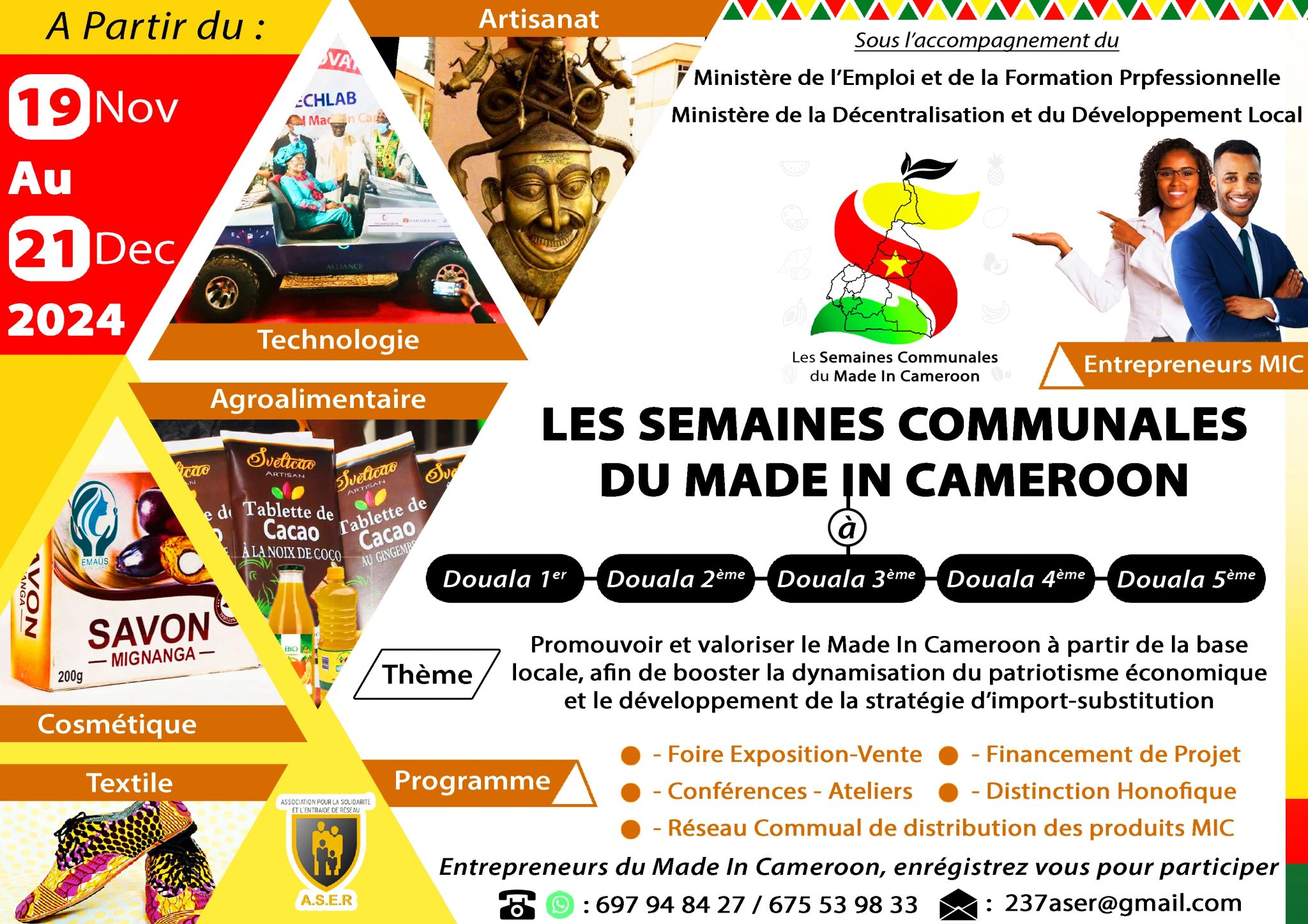 SEMAINES COMMUNALES DU MADE IN CAMEROON