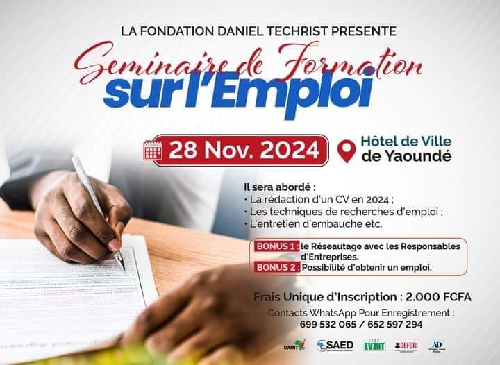 Séminaire de formation sur l'emploi