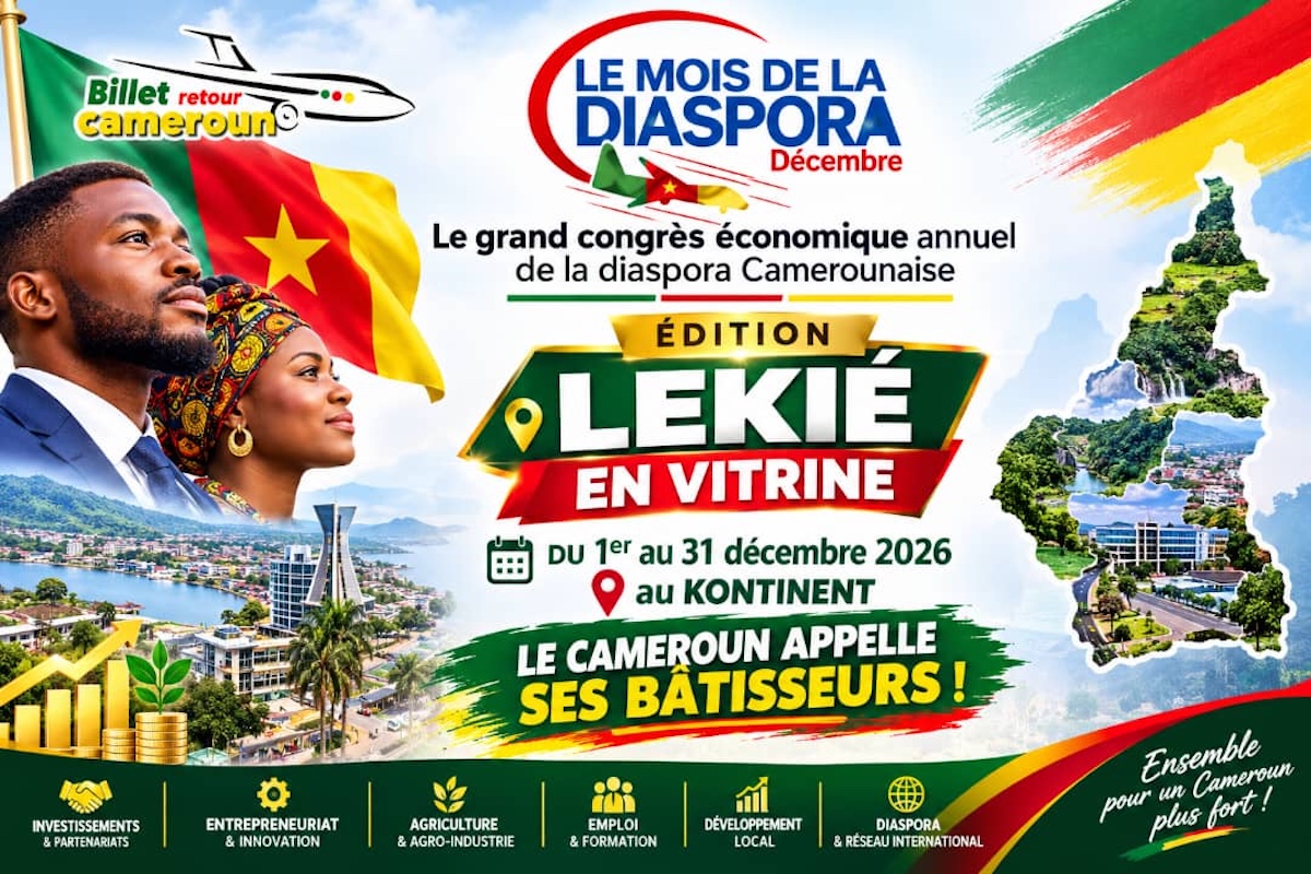 LE MOIS DE LA DIASPORA CAMEROUNAISE  ÉDITION « LEKIÉ EN VITRINE »